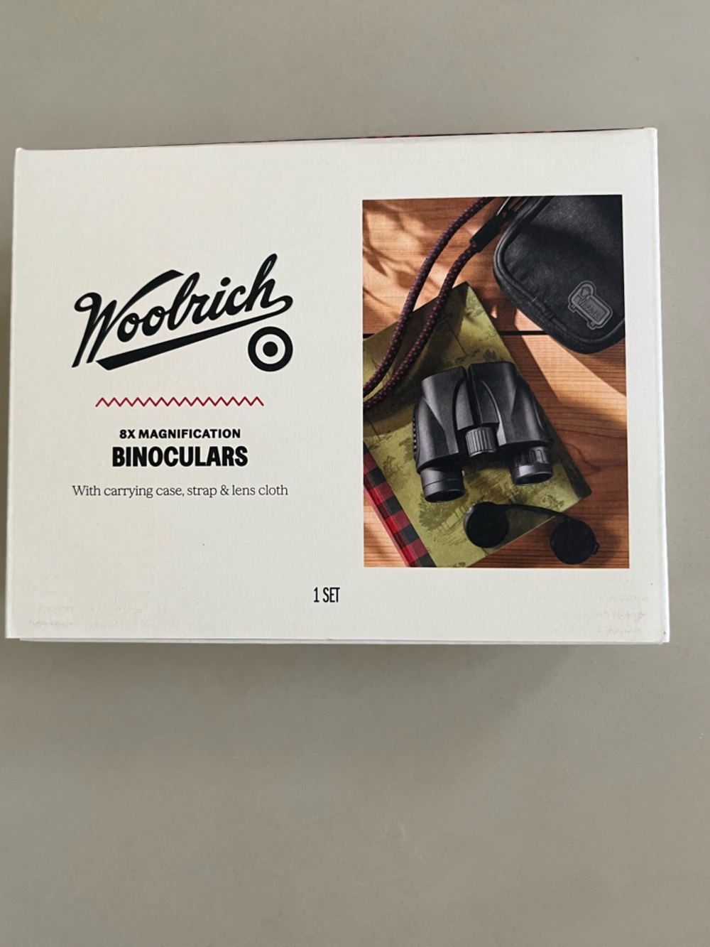 Woolrich Black Binoculars with Carry Case